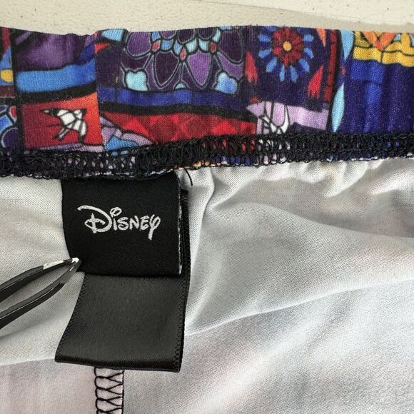 Disney Hunchback Of Notre Dame Leggings Stain glass‎ Vibrant Stretch Size 32x29 - Picture 5 of 10
